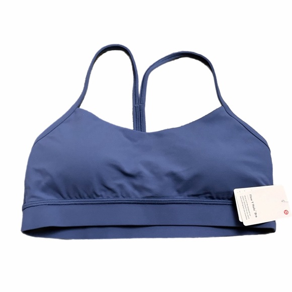 NWT Lululemon Flow Y Bra *Nulu A-C Cups (Brilliant Blue) Size 8